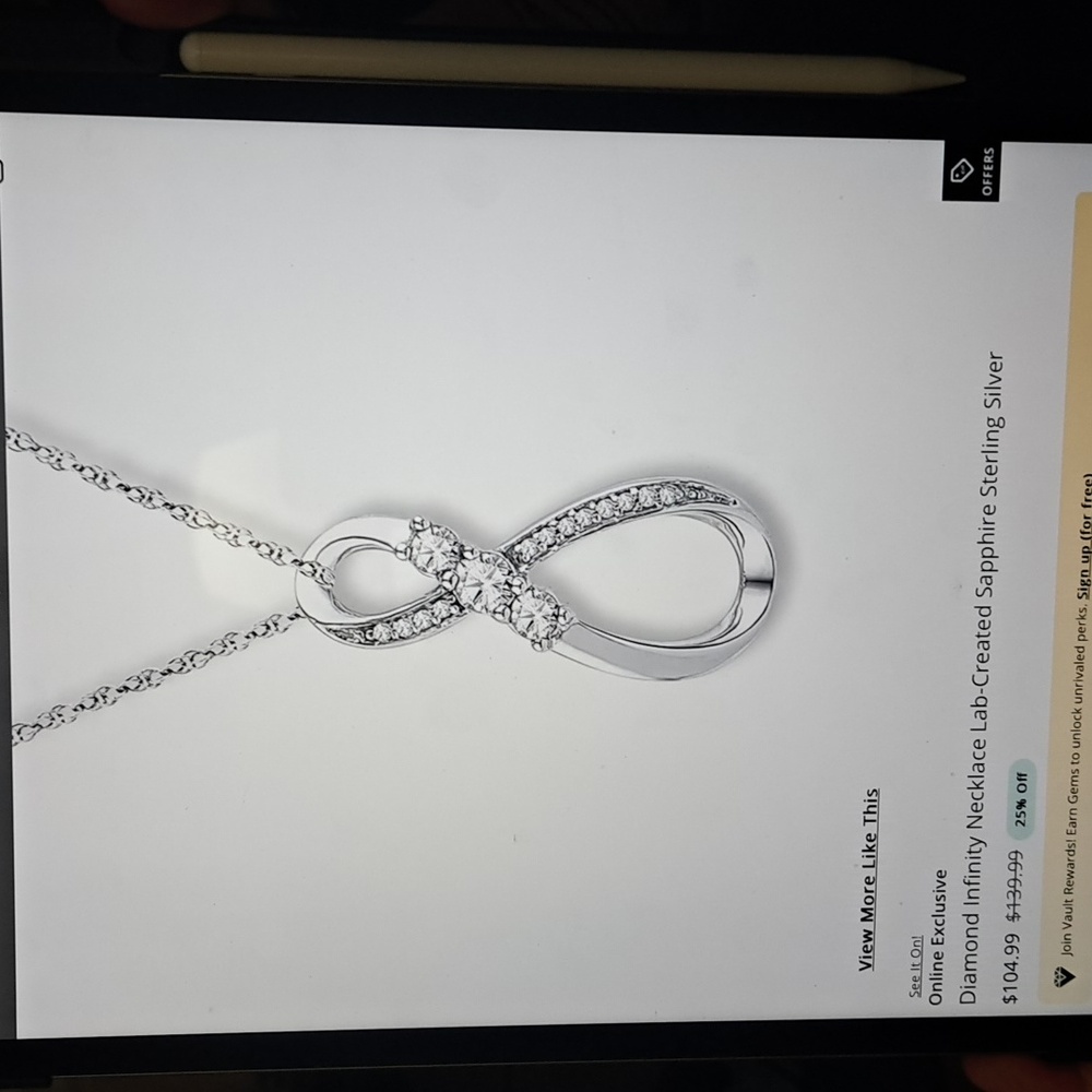 Infinity Necklace - Picture 5 of 5